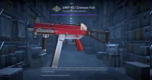 UMP-45 | Crimson Foil (Factory New) Screenshot