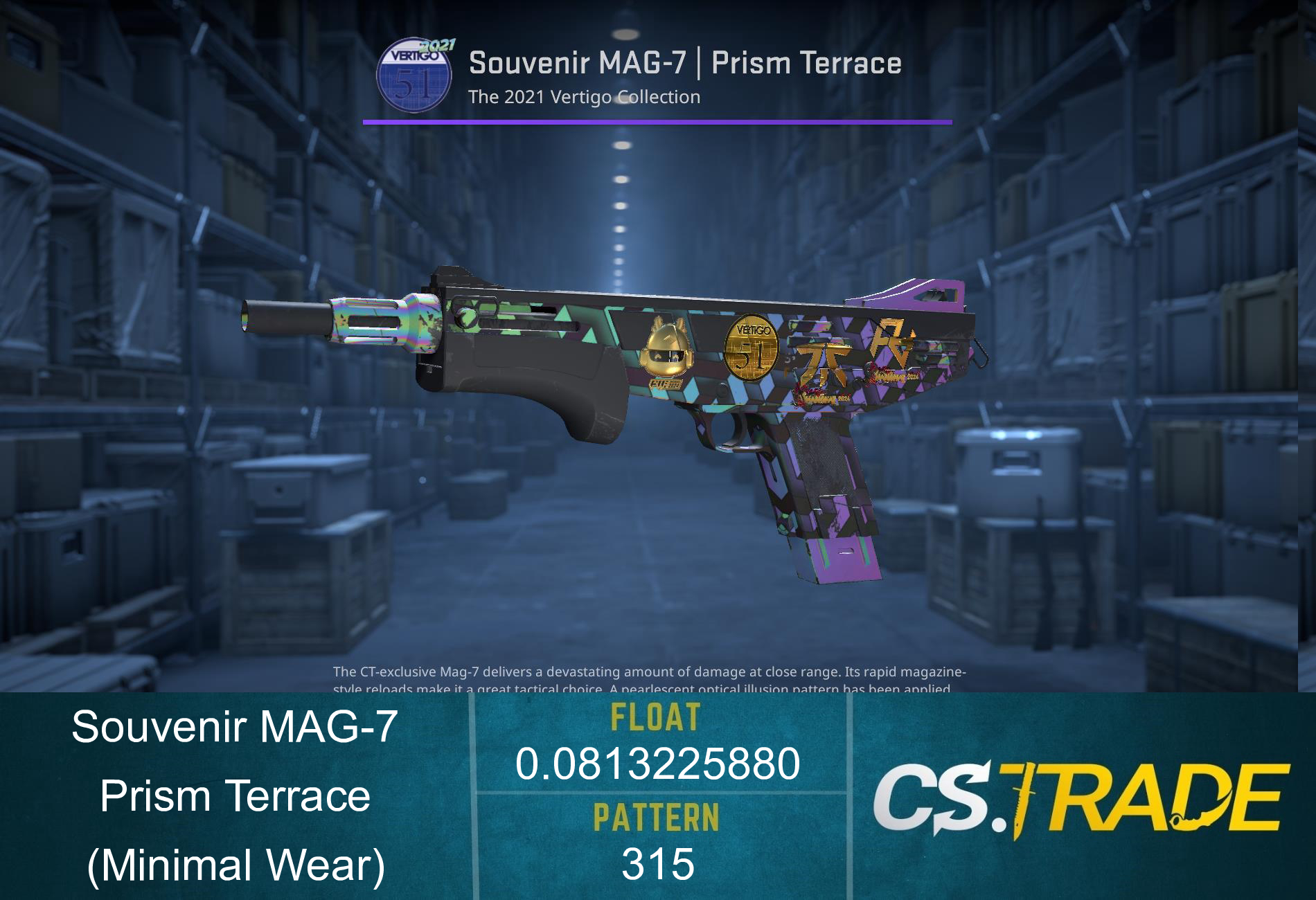 Souvenir MAG-7 | Prism Terrace (Minimal Wear) Screenshot