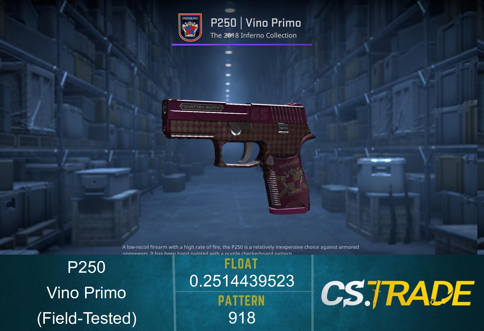 P250 | Vino Primo (Field-Tested) Screenshot