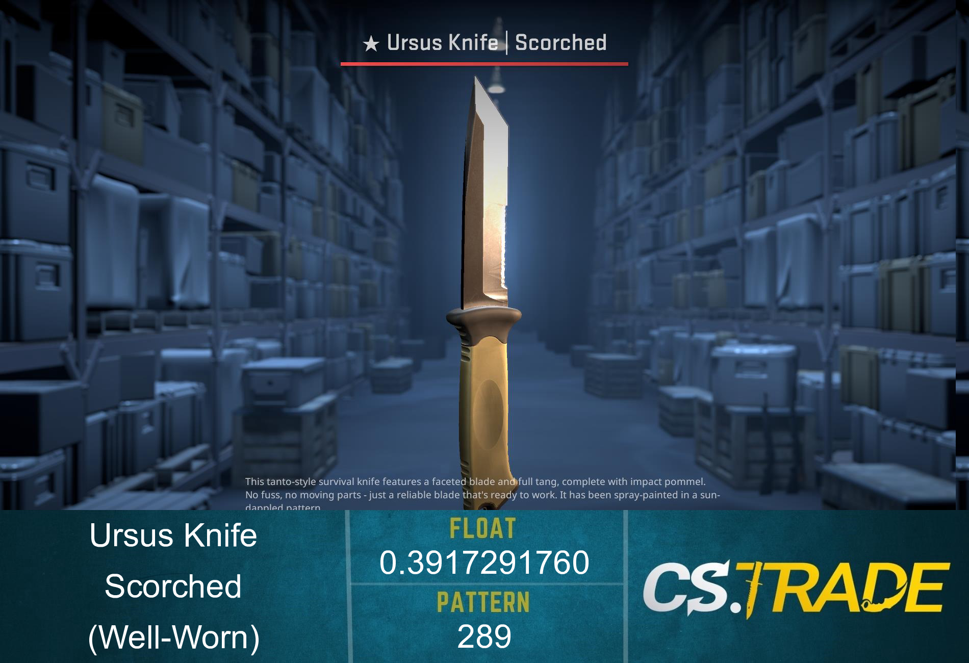 ★ Ursus Knife | Scorched (Well-Worn) Screenshot