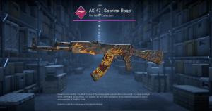 AK-47 | Searing Rage (Field-Tested) Screenshot