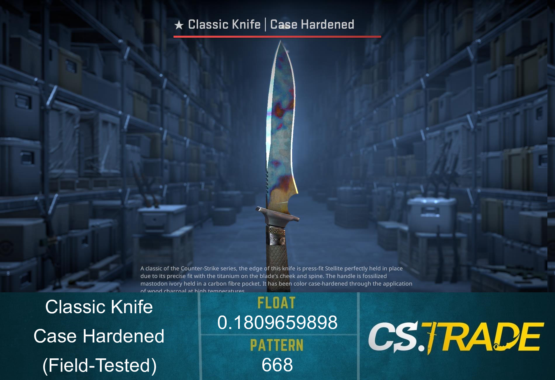 ★ Classic Knife | Case Hardened (Field-Tested) Screenshot
