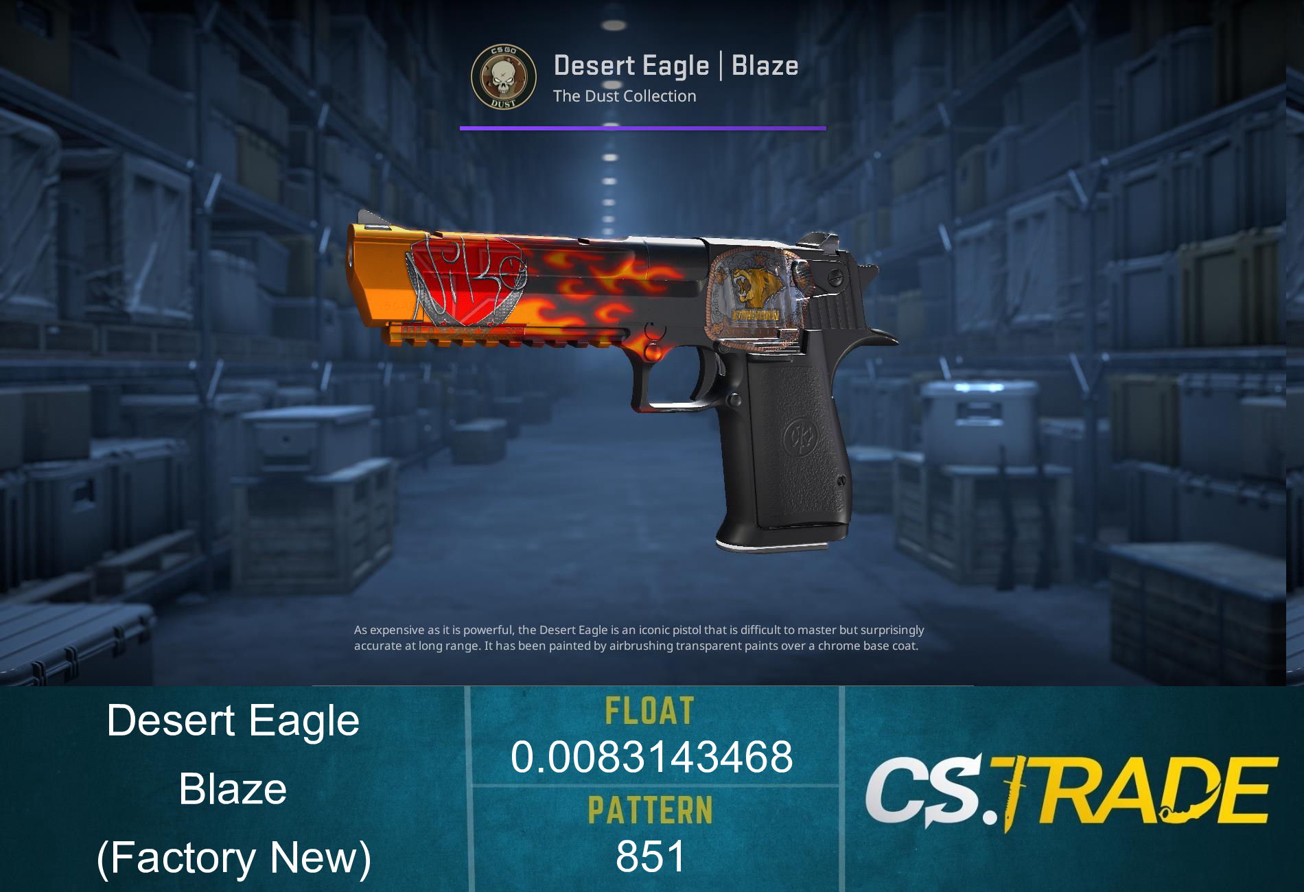 Desert Eagle | Blaze (Factory New) Screenshot