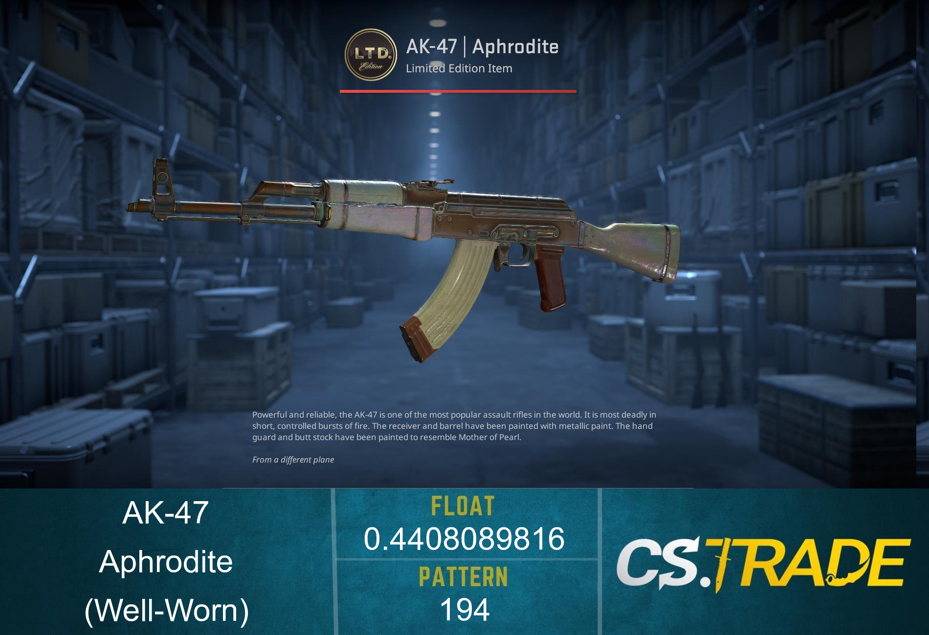 AK-47 | Aphrodite (Well-Worn)