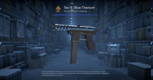 Tec-9 | Blue Titanium (Factory New) Screenshot