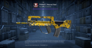 FAMAS | Neural Net (Factory New) Screenshot