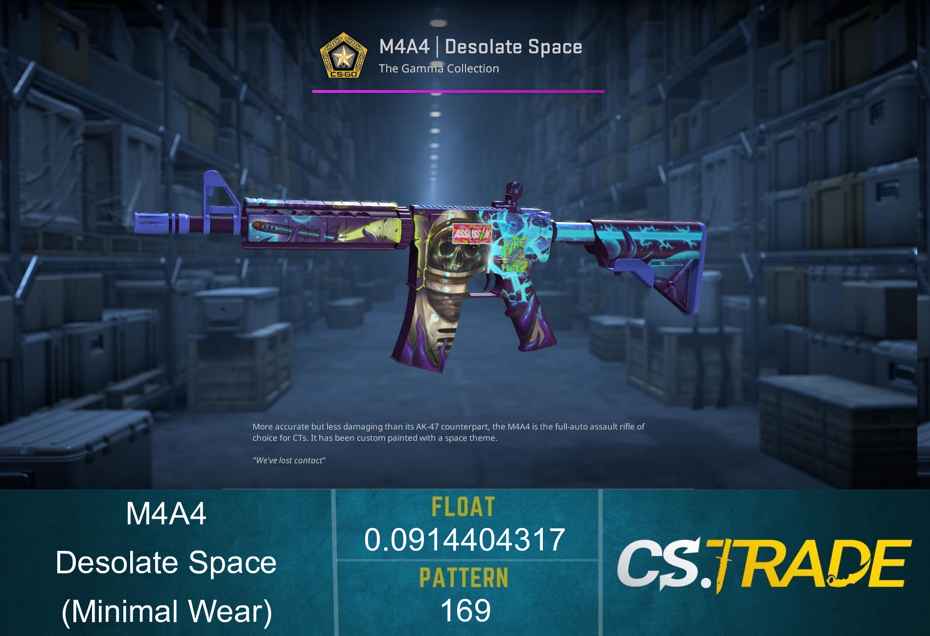 M4A4 | Desolate Space (Factory New) Screenshot