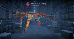 UMP-45 | K.O. Factory (Minimal Wear) Screenshot