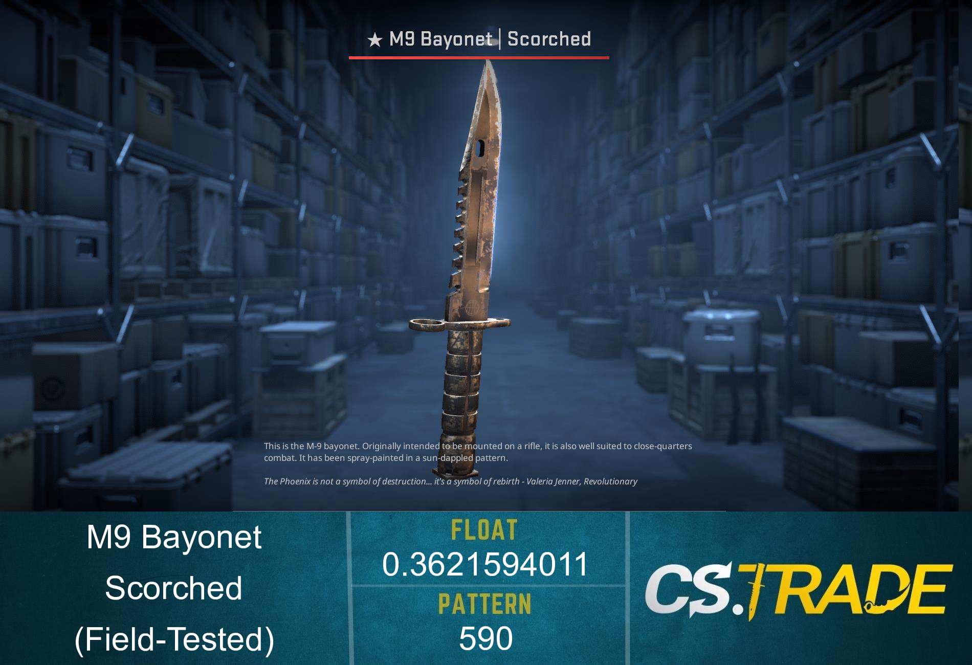 ★ M9 Bayonet | Scorched (Factory New) Screenshot
