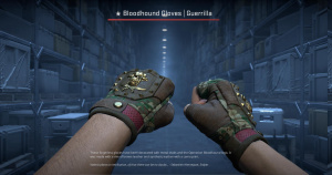 ★ Bloodhound Gloves | Guerrilla (Well-Worn) Screenshot
