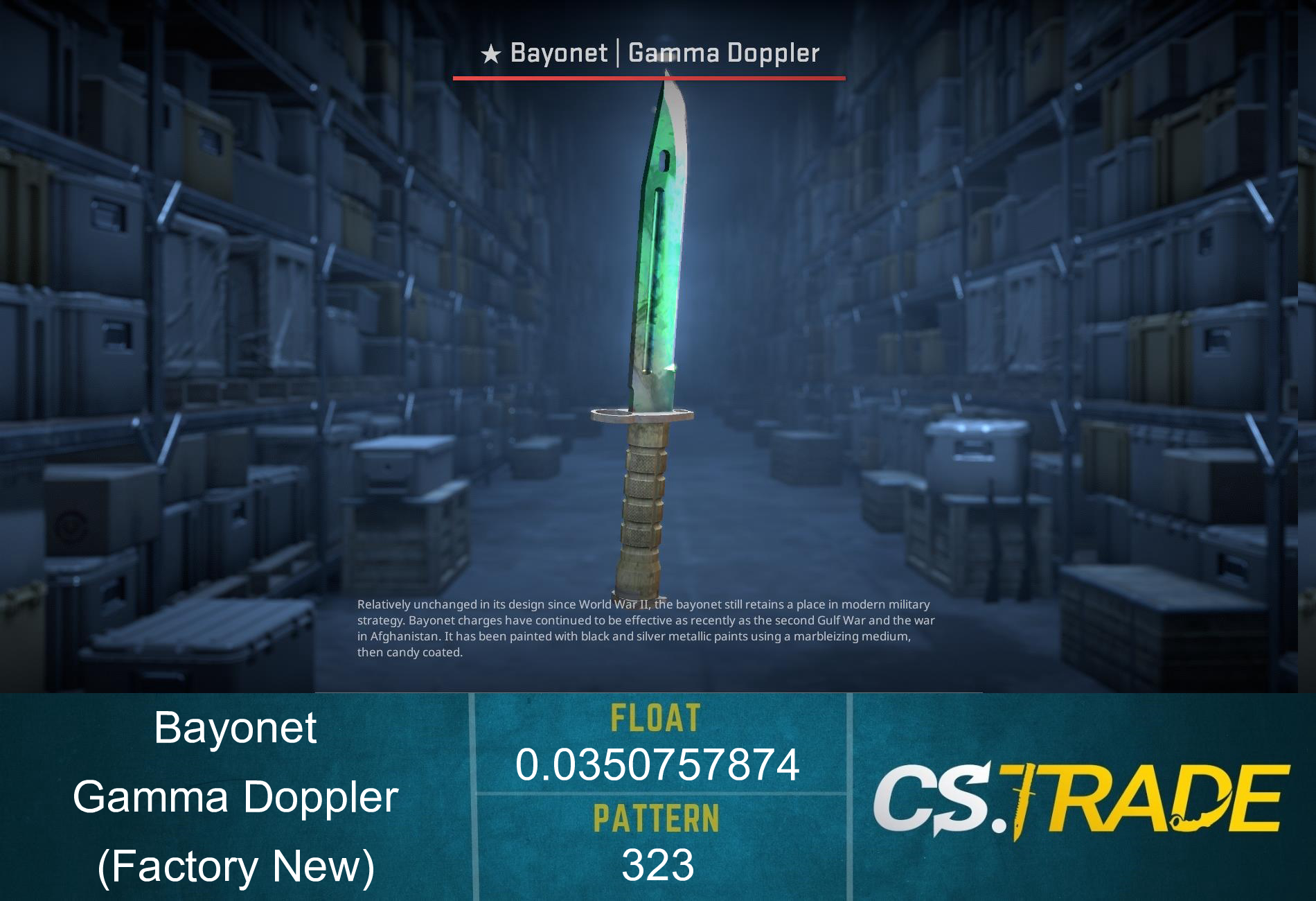 ★ Bayonet | Gamma Doppler Phase 2 (Factory New) Screenshot