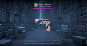 P250 | Asiimov (Well-Worn) Screenshot