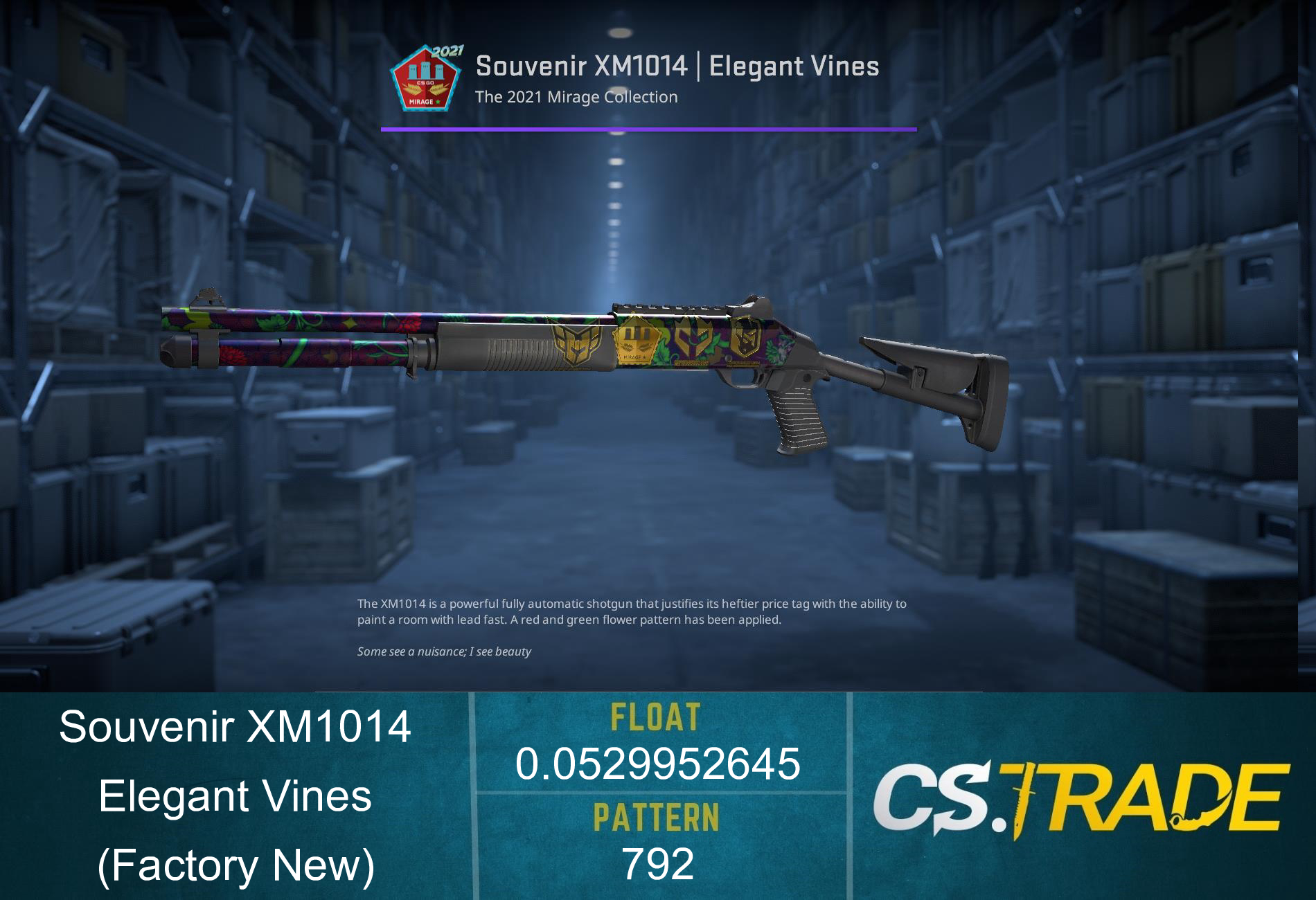 XM1014 | Elegant Vines (Factory New) Screenshot