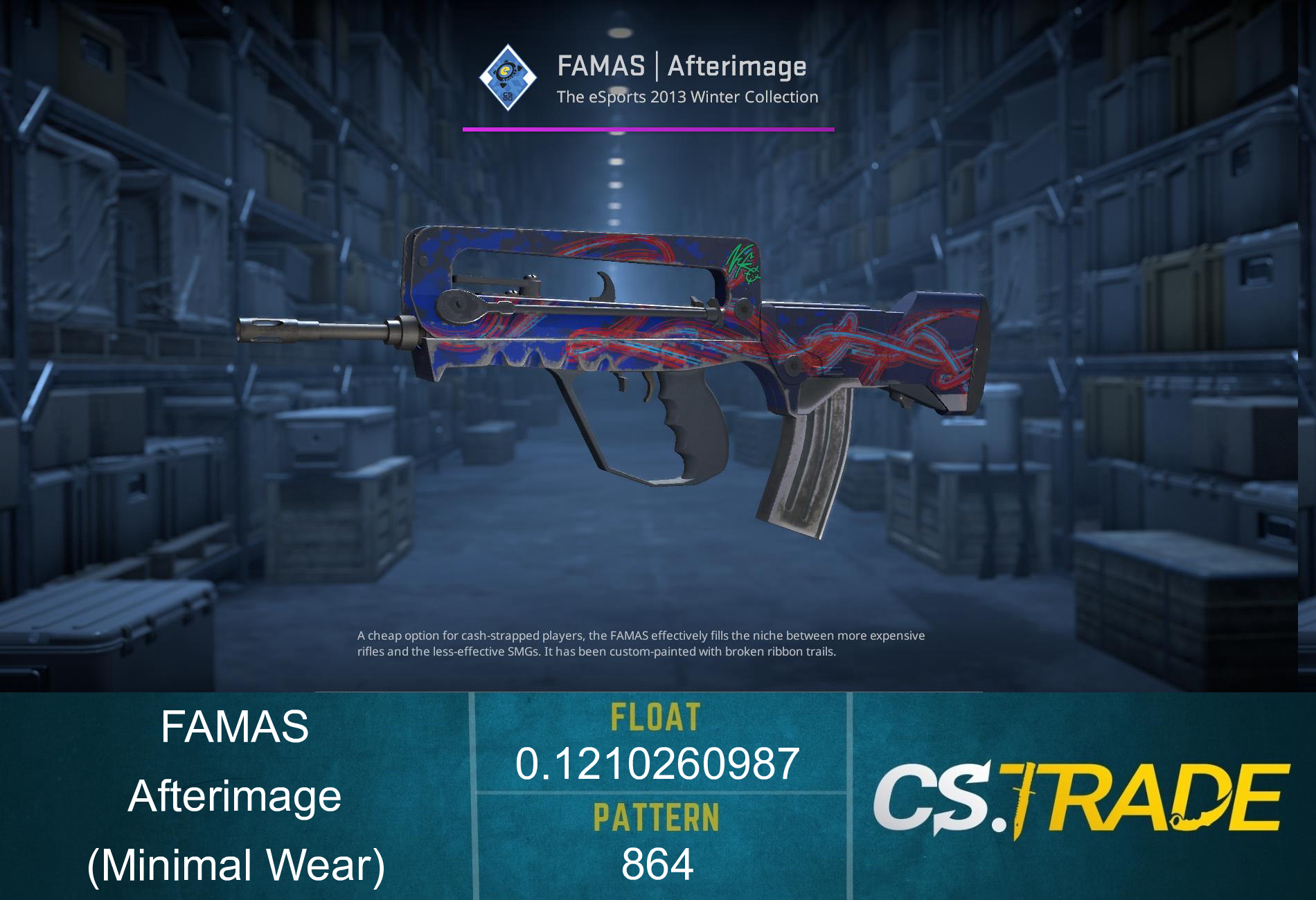 FAMAS | Afterimage (Minimal Wear)