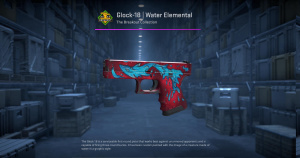 Glock-18 | Water Elemental (Field-Tested) Screenshot