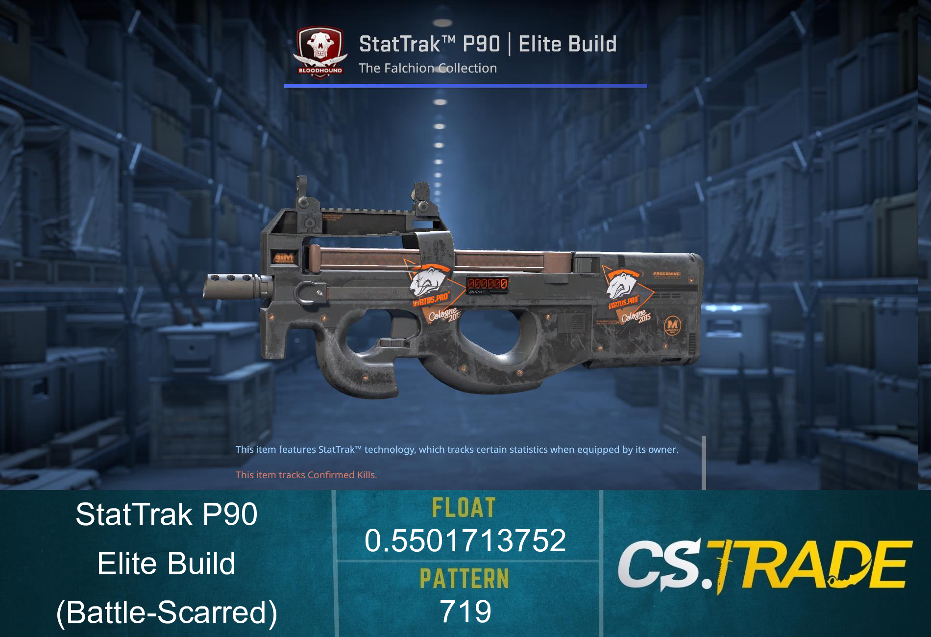 P90 | Elite Build (Battle-Scarred) Screenshot