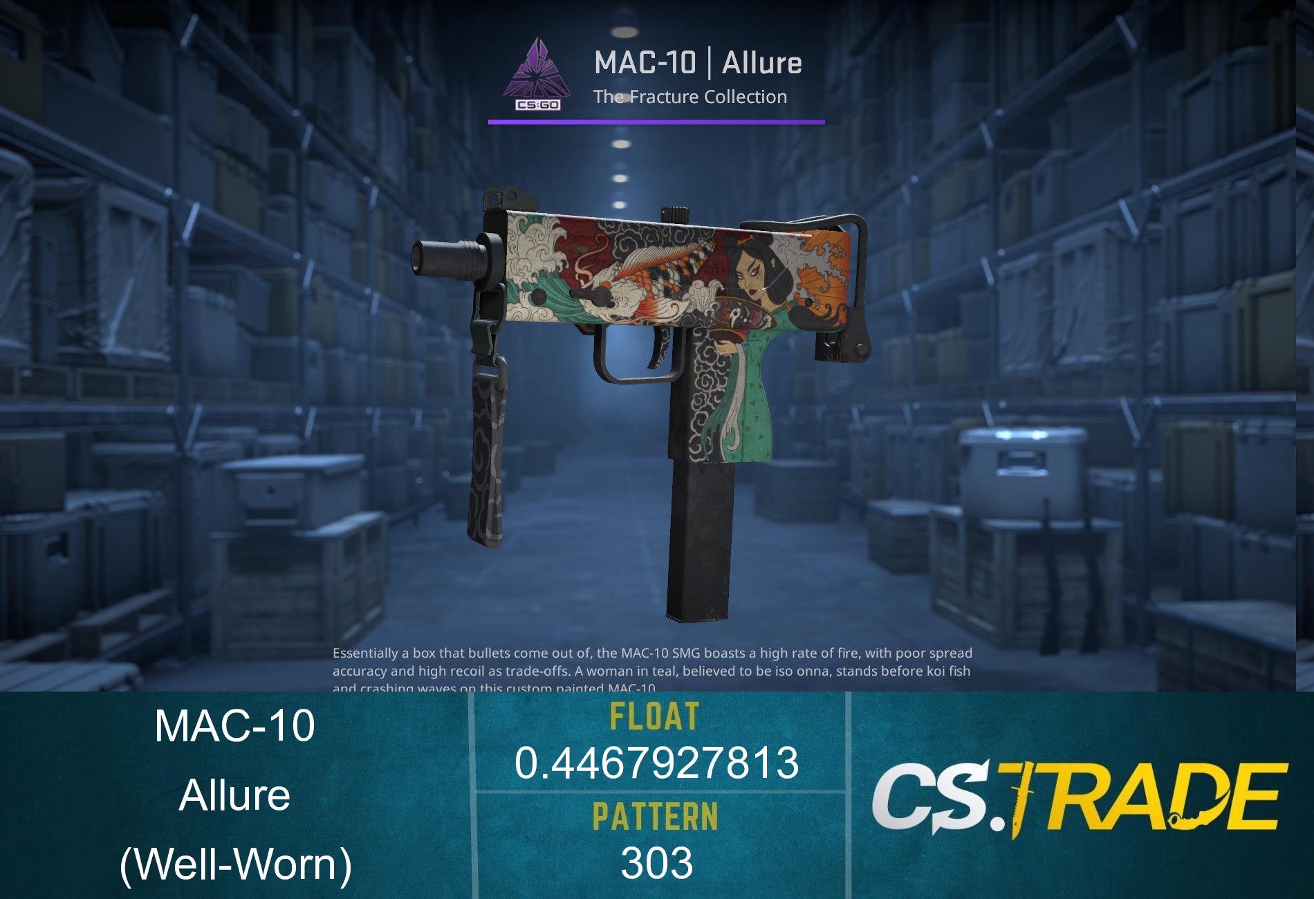 MAC-10 | Allure (Well-Worn) Screenshot