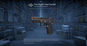 Five-SeveN | Heat Treated (Well-Worn) Screenshot