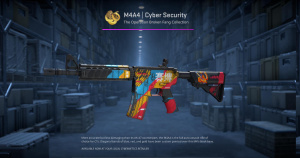 M4A4 | Cyber Security (Well-Worn) Screenshot