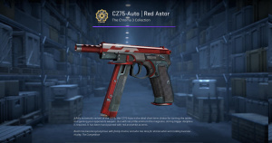 CZ75-Auto | Red Astor (Factory New) Screenshot