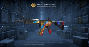 M4A4 | Cyber Security (Battle-Scarred) Screenshot