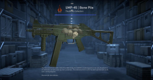 UMP-45 | Bone Pile (Field-Tested) Screenshot