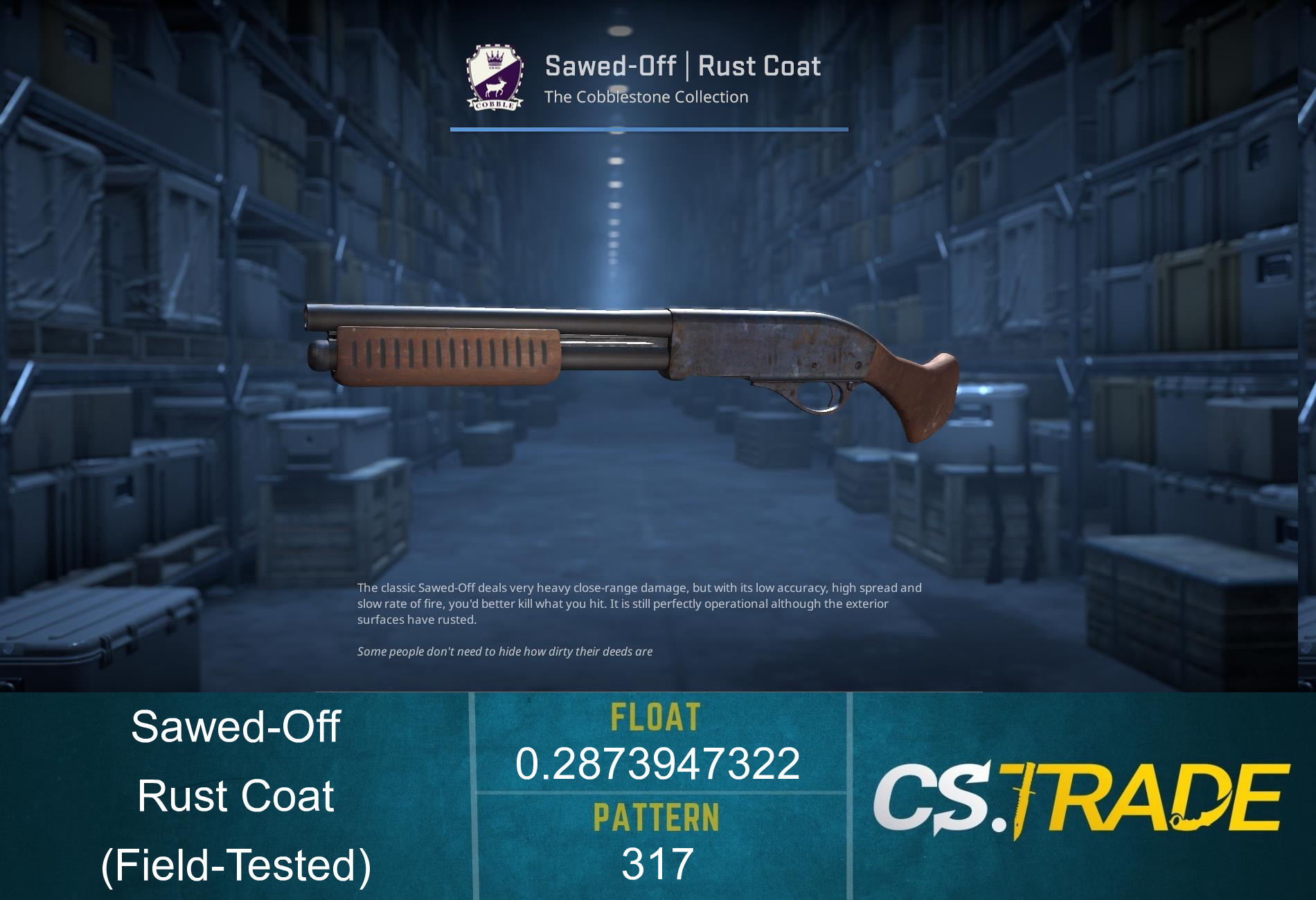 Sawed-Off | Rust Coat (Field-Tested) Screenshot