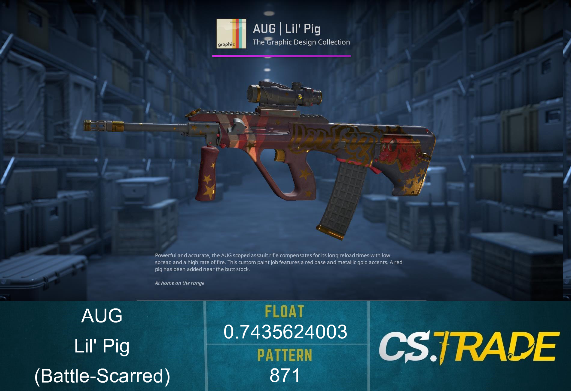 AUG | Lil' Pig (Factory New) Screenshot