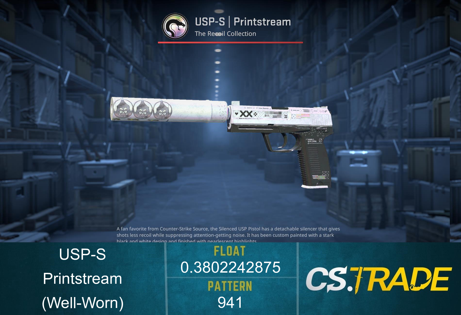 USP-S | Printstream (Well-Worn) Screenshot