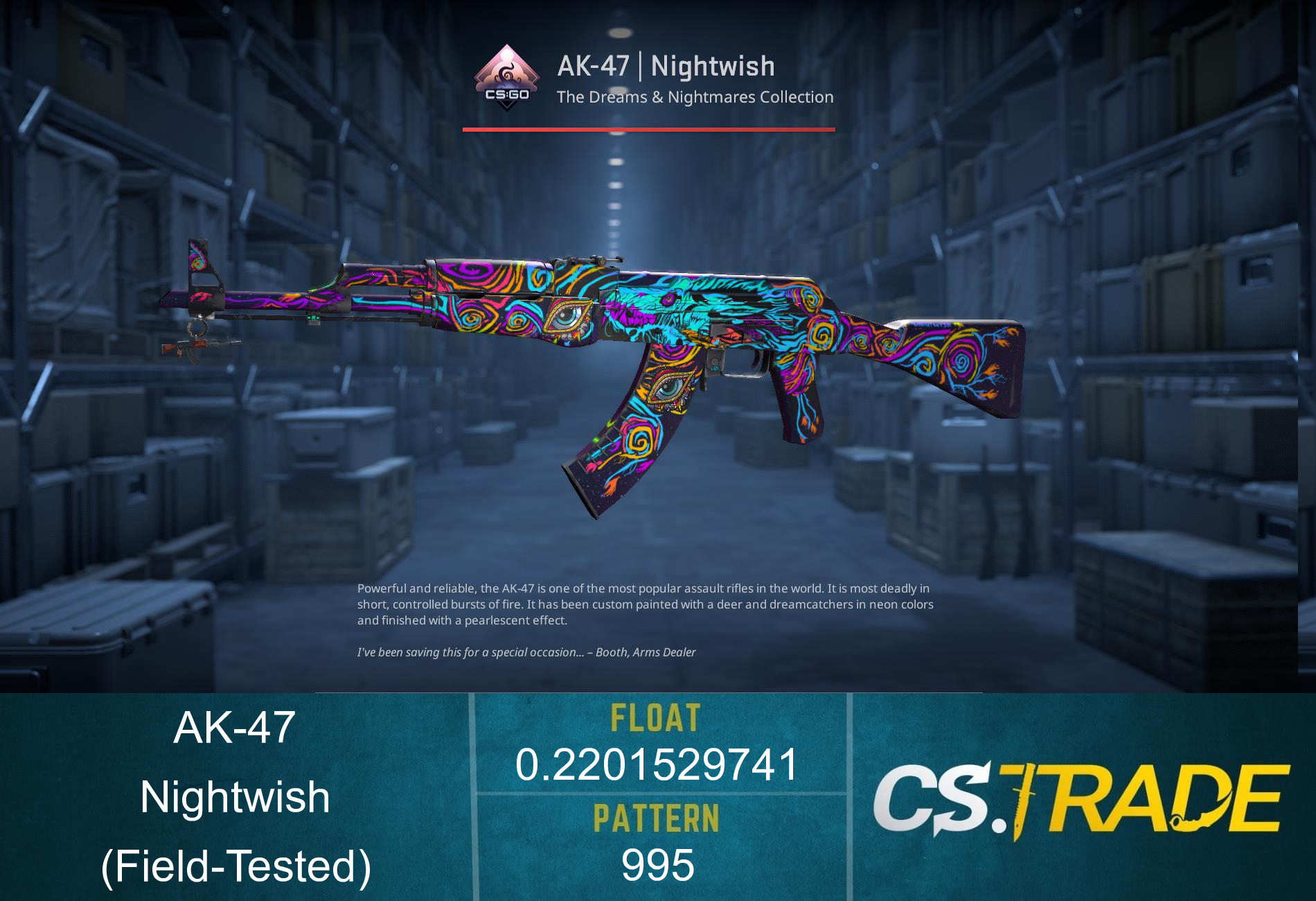 AK-47 | Nightwish (Field-Tested) Screenshot