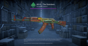 AK-47 | The Outsiders (Battle-Scarred) Screenshot