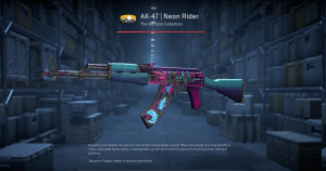 AK-47 | Neon Rider (Battle-Scarred) Screenshot
