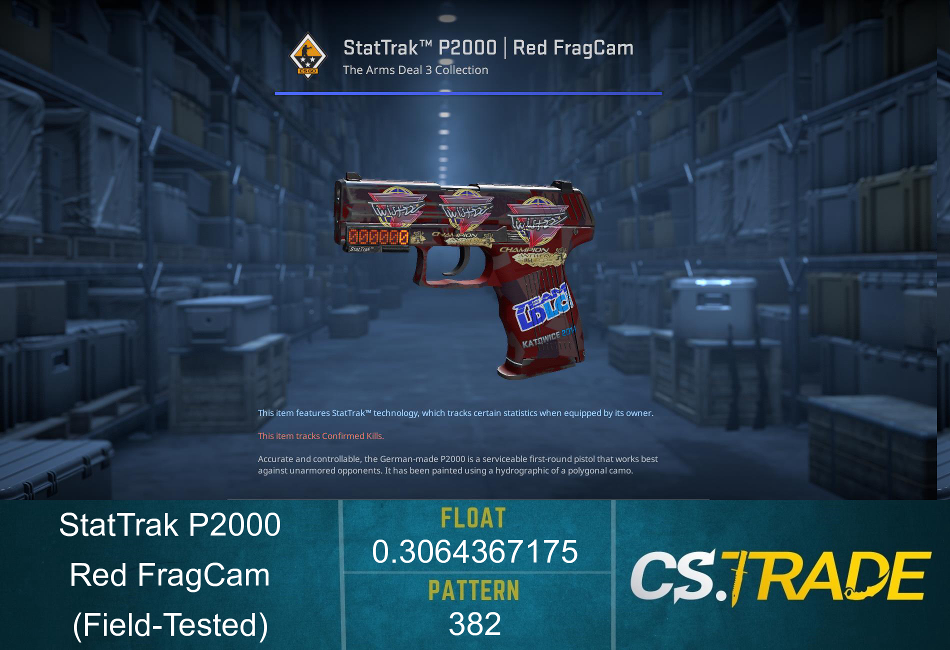 P2000 | Red FragCam (Factory New) Screenshot