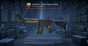 StatTrak™ M4A4 | Desert-Strike (Battle-Scarred) Screenshot