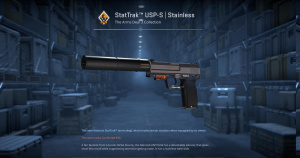 StatTrak™ USP-S | Stainless (Factory New) Screenshot