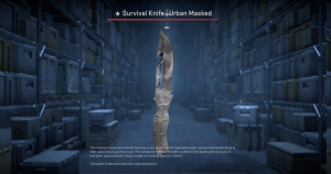 ★ Survival Knife | Urban Masked (Battle-Scarred) Screenshot