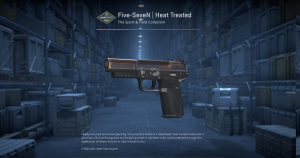 Five-SeveN | Heat Treated (Field-Tested) Screenshot