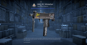 MAC-10 | Whitefish (Factory New) Screenshot
