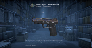 Five-SeveN | Heat Treated (Well-Worn) Screenshot