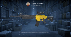 SG 553 | Bulldozer (Field-Tested) Screenshot