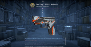 StatTrak™ P250 | Asiimov (Battle-Scarred) Screenshot