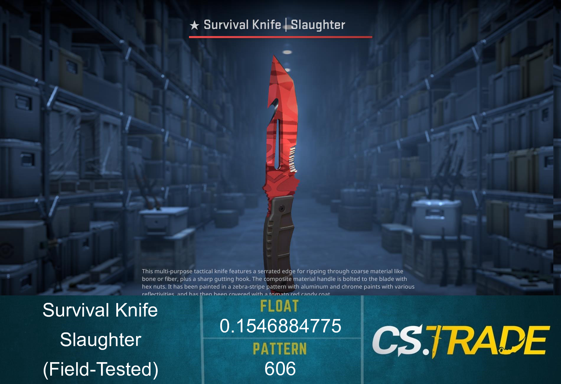 ★ Survival Knife | Slaughter (Field-Tested) Screenshot