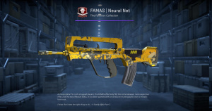 FAMAS | Neural Net (Factory New) Screenshot