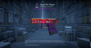 Glock-18 | Vogue (Well-Worn) Screenshot