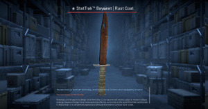 ★ StatTrak™ Bayonet | Rust Coat (Battle-Scarred) Screenshot