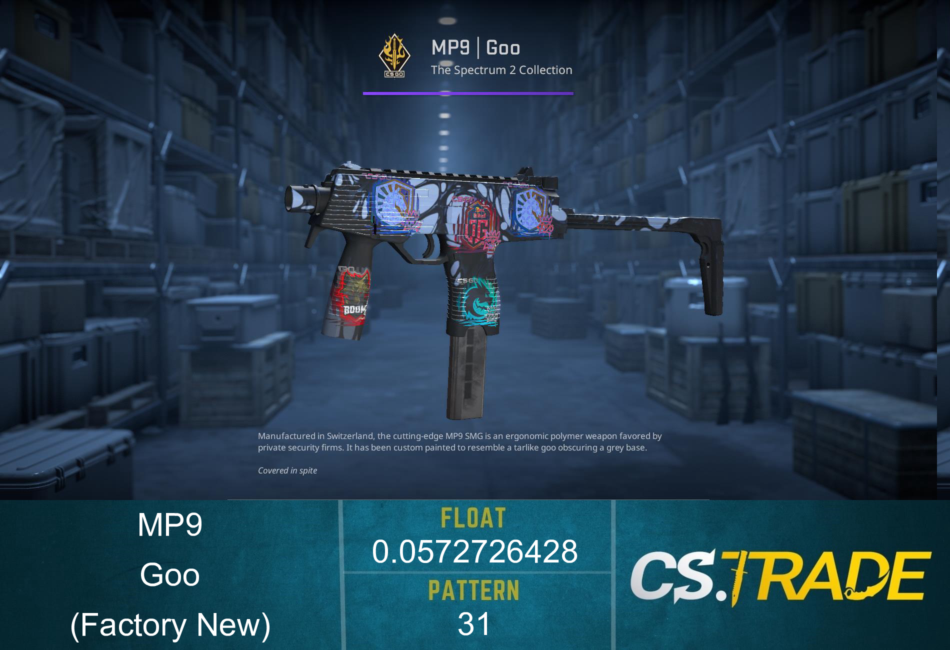 MP9 | Goo (Factory New) Screenshot