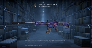 M4A1-S | Black Lotus (Minimal Wear) Screenshot