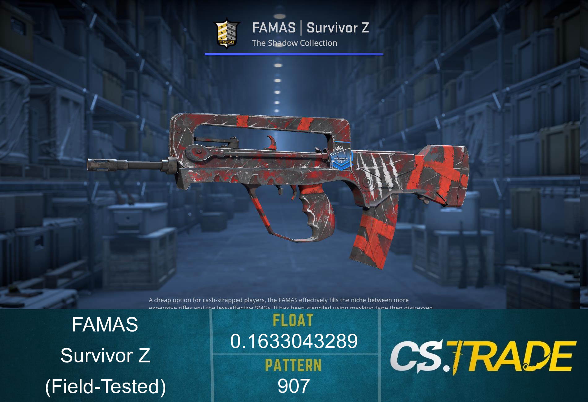 FAMAS | Survivor Z (Field-Tested) Screenshot