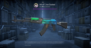 AK-47 | Ice Coaled (Well-Worn) Screenshot