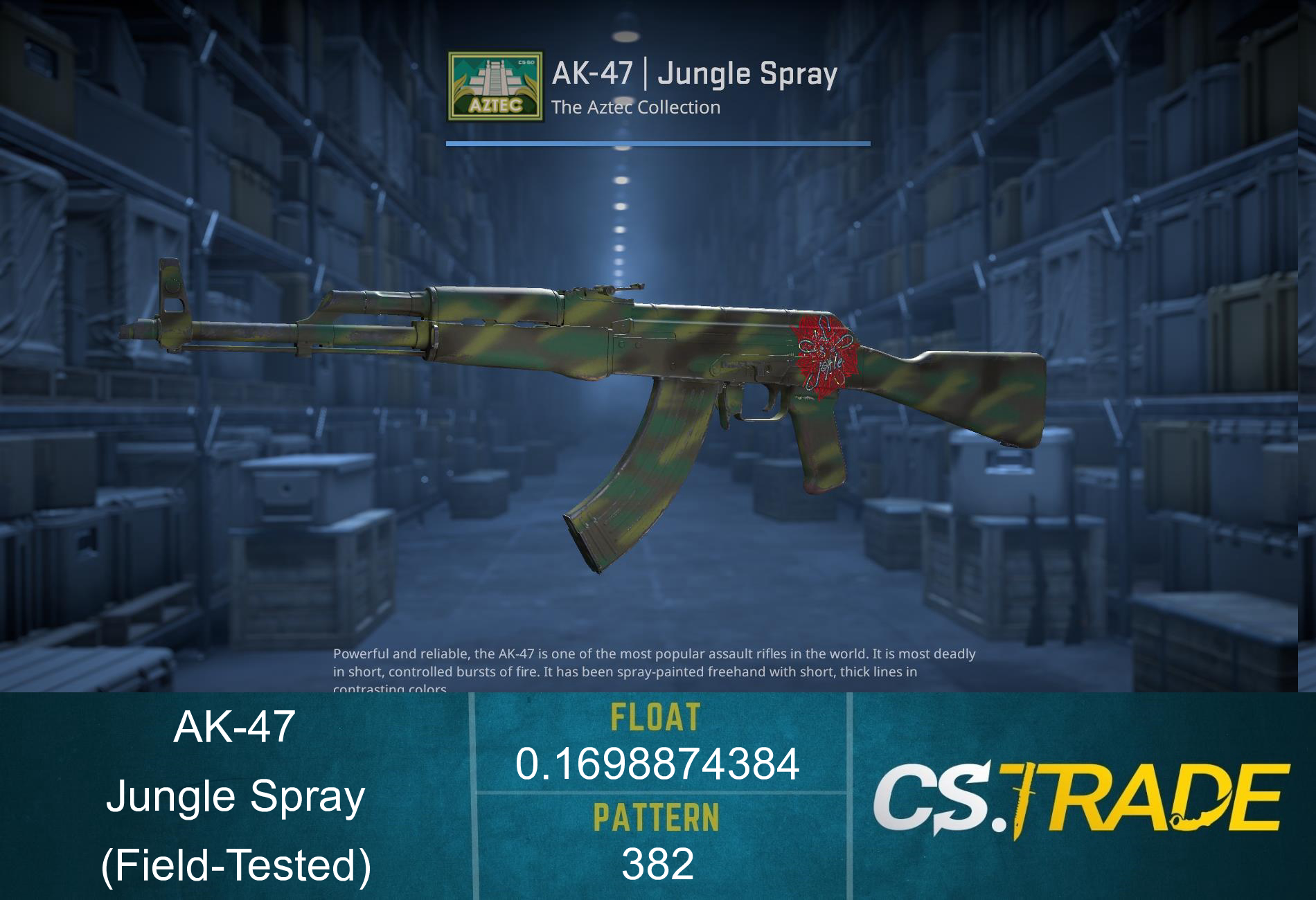 AK-47 | Jungle Spray (Field-Tested) Screenshot